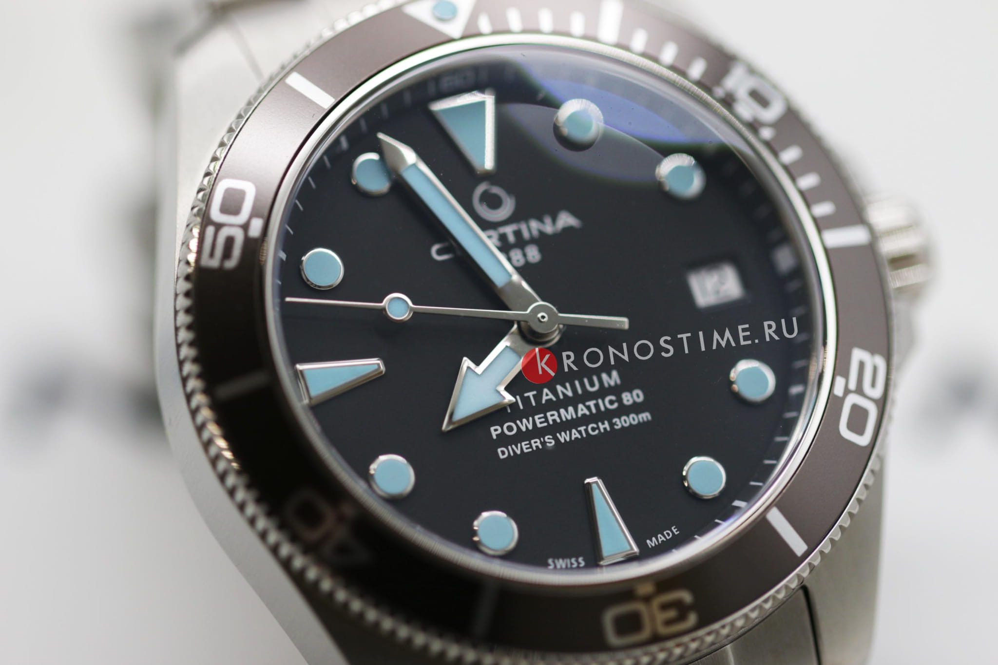 Certina Certina DS Action Diver C032.807.44.081.00 механические мужские часы часы крупный план серый циферблата